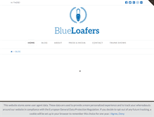 Tablet Screenshot of blueloafers.com